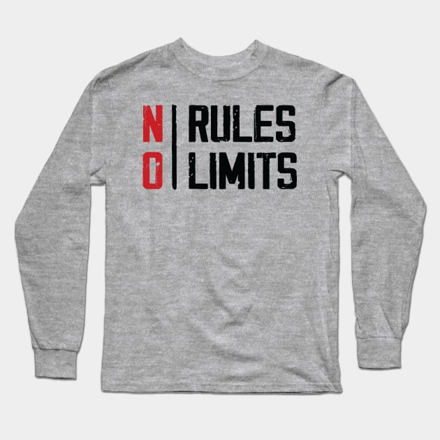 NO RULES NO LIMIT Long Sleeve T-Shirt by keylook